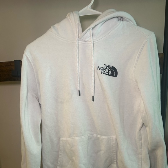 The North Face Sweaters - The North Face White Hoodie Size M – Classic Logo Streetwear Pullover